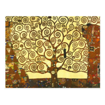 Baum Gustav Klimt der Leben-Postkarte