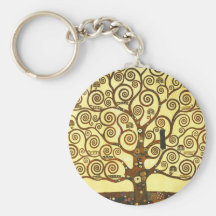 Baum Gustav Klimt der Leben-Schlüsselkette Schlüsselband