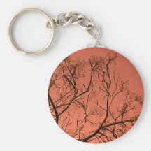 Baum mit rotem Himmel Schlüsselbänder