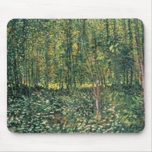 Bäume und Unterholz, 1887 Mousepad