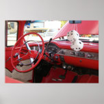 Baumelnder Würfel-Klassiker Auto-Druck Plakat