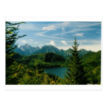 Bayerische Alpen Postkarte