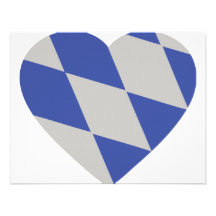 bayerische Herzikone Personalisierte Einladungen