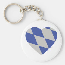 bayerische Herzikone Schlüsselanhänger