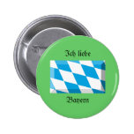 Bayern-Flaggen-Edelstein Anstecknadelbutton
