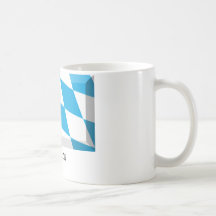 Bayern-Flaggen-Edelstein Kaffee Haferl
