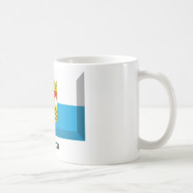 Bayern-Flaggen-Edelstein Tee Tasse