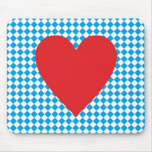 Bayern Herz heart Bavaria Mauspads