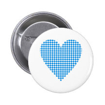Bayern Herz Rauten Bavaria heart diamonds Anstecknadelbutton