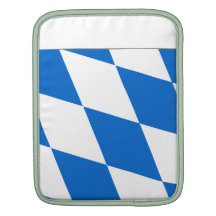 Bayrische Flagge Bayern iPad Sleeves