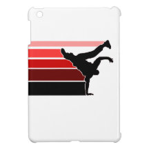BBOY Pose zeichnet Rot/Schwarzes