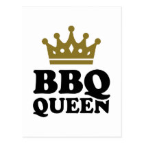 BBQ Queen postkarten