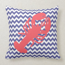 Beach Cottage Lobster Accent Pillow kissen