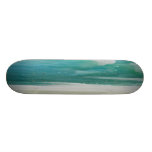 beachywatercolorskateboard bedrucktes skateboard