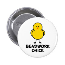 Beadwork-Küken Buttons