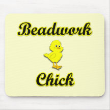Beadwork-Küken Mousepads