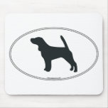 Beagle-Silhouette Mauspads