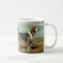 Beagle-Vintager Becher Haferl