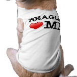 Beagleherz ich haustierhemden