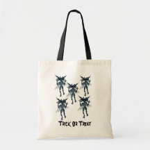Beängstigende Gremlin Geschöpf-Halloween-Taschen-T
