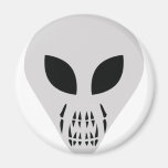beängstigender alienkopf kühlschrankmagnete