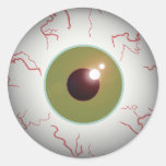 Beängstigender Augen-Ball-Aufkleber