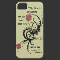 Beängstigender gotischer Zitat Edgar Allen Poe iPh casemate hüllen