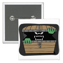 Beängstigender Monsterknopf Buttons
