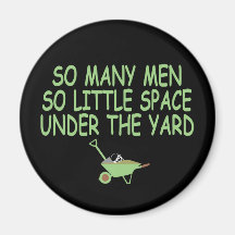 Beängstigender Slogan Kühlschrankmagnete