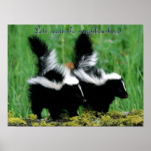 beängstigendes Plakat