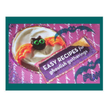 Beängstigendes Plätzchen von Halloweengeschenk und Postkarten