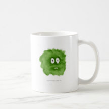 Beardy Lebewesen-Grün Kaffeetasse