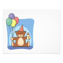 Bearthday Individuelle Ankündigungskarte