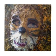 Beast from within ceramic tiles
