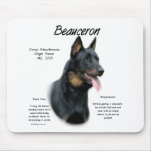 Beauceron Geschichtsentwurf Mousepad