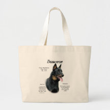 Beauceron Geschichtsentwurf Tragetasche
