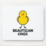 Beautician-Küken Mousepads