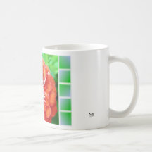 Becher der Zinnia-Fliesen-#1 Haferl