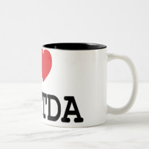 Becher des Herzens I/der Liebe EBITDA Tassen