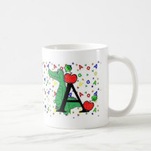 Becher des Monogramm-"A" Haferl