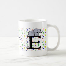 Becher des Monogramm-"E" Haferl