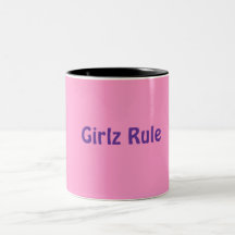 Becher: Girlz Regel Tasse
