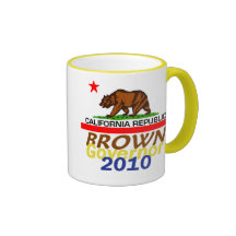 Becher Jerry BROWN 2010 Tee Tassen