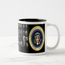 Becher mit 44 Präsidenten Kaffeetasse