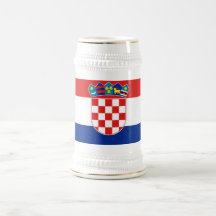 Becher mit Flagge von Kroatien Tee Tassen