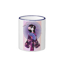 Becher Origami Puppen-2 Tasse
