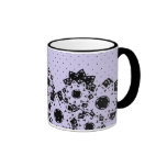 Becher-Polka-Punkt und Blumen Tee Haferl