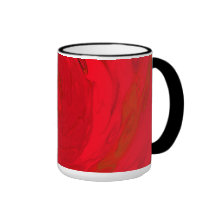 Becher. Roter Nebel Haferl