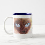Becher, siamesische Katze Kaffeetassen