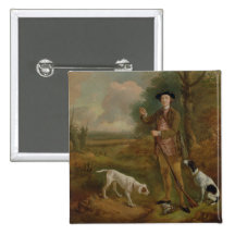 Bedeutender John Dade (1726-1811) von Tannington,  Anstecknadelbutton